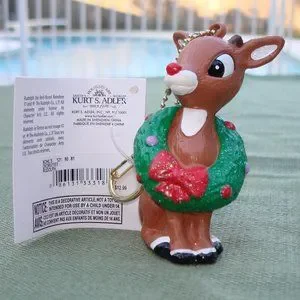 Kurt Adler | Holiday | 6 W 5 Bundle Rudolph The Red Nosed Reindeer Key ...